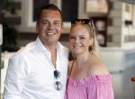 Amsterdam 19 juli 2022
Laatste optreden Willeke Albertri in het concertgebouw. Binnenkomst gasten. Dennis Alberti met partner