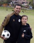 Rotterdam 30 maart 2022
Voetgolf tournooi van Life after Footbaal LAF op golfbaan SEVE in Rotterdam. Denny landzaat kwam met zijn zoon