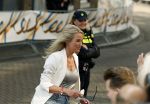 Maastricht 27 april 2022
Koningsdag wordt dit jaar in Maastricht gevierd .   Dionne Stax lopen over de route