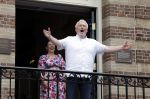 Hilversum 25 juni 2022
Ernst daniel Smid met zijn vriendin en zijn zwangere dochter Coosje