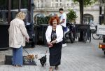 Amsterdam 1 juli 2022
Imca Marina met een vriendin en haar hondje in het centrum van Amsterdam