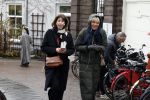 Amsterdam 31 maart 2022
Isa Hoes en Medina Schuurman op straat in Amsterdam