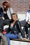 Utrecht 27 maart 2022
Bij voetbalclub DHSC in Utrecht wordt een dag georganiseerd waar geld opgehaald wordt voor Ukraine. Rachel Hazes en Jacqueline Laats