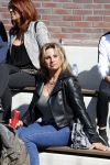 Utrecht 27 maart 2022
Bij voetbalclub DHSC in Utrecht wordt een dag georganiseerd waar geld opgehaald wordt voor Ukraine. Rachel Hazes en Jacqueline Laats