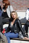 Utrecht 27 maart 2022
Bij voetbalclub DHSC in Utrecht wordt een dag georganiseerd waar geld opgehaald wordt voor Ukraine. Rachel Hazes en Jacqueline Laats