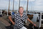 Volendam 30 juni 2022
CD presentatie bij Lotje van Edwin v Hoevelaak en zijn vriendin Natasja Poels . jan Keizer reikte de eerste cd uit.