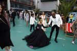 Rotterdam 26 juni 2022
Premiere Bon Bini 3 in Pathe Rotterdam.
Jandino Asporaat kwam met zijn vrouw en kinderen