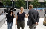 Amsterdam 21 juni 2022
Rechtszaak Olcay Gulsen en haar ex schoonmoeder. (Moeder van Frans Ghazi) in de rechtbank van Amsterdam . Shownieuws journaliste Janine Schuinder