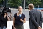 Amsterdam 21 juni 2022
Rechtszaak Olcay Gulsen en haar ex schoonmoeder. (Moeder van Frans Ghazi) in de rechtbank van Amsterdam . Shownieuws journaliste Janine Schuinder