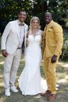 Tilburg 16 juli 2022
Trouwen Steven Brunswijk en zijn vrouw Ayla Guiaux .
Jorgen Raymann trouwde het stel