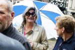 Amsterdam 8 juni 2022
Justine Marcella  bij event Majoor Boshardt op de wallen . Ook koningin Maxima is aanwezig