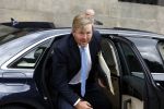 Amsterdam 14 juni 2022
Koning Willem Alexander en prinses Beatrix arriveren beide in hun audi A8 bij het paleis op de dam.