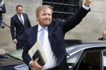 Amsterdam 14 juni 2022
Koning Willem Alexander en prinses Beatrix arriveren beide in hun audi A8 bij het paleis op de dam.