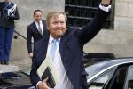 Amsterdam 14 juni 2022
Koning Willem Alexander en prinses Beatrix arriveren beide in hun audi A8 bij het paleis op de dam.