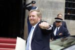 Amsterdam 14 juni 2022
Koning Willem Alexander en prinses Beatrix arriveren beide in hun audi A8 bij het paleis op de dam.