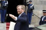 Amsterdam 14 juni 2022
Koning Willem Alexander en prinses Beatrix arriveren beide in hun audi A8 bij het paleis op de dam.