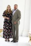 Den Haag 24 juni 2022
Het jaarlijkse fotouurtje in paleis Noordeinde. Aanwezig Koning Willem Alexander Koningin Maxima Prinses Amalia Prinses Alexia en Prinses Ariane