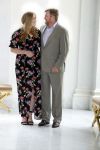 Den Haag 24 juni 2022
Het jaarlijkse fotouurtje in paleis Noordeinde. Aanwezig Koning Willem Alexander Koningin Maxima Prinses Amalia Prinses Alexia en Prinses Ariane