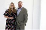 Den Haag 24 juni 2022
Het jaarlijkse fotouurtje in paleis Noordeinde. Aanwezig Koning Willem Alexander Koningin Maxima Prinses Amalia Prinses Alexia en Prinses Ariane