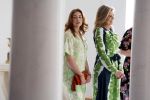 Den Haag 24 juni 2022
Het jaarlijkse fotouurtje in paleis Noordeinde. Aanwezig Koning Willem Alexander Koningin Maxima Prinses Amalia Prinses Alexia en Prinses Ariane