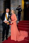 Amsterdam 22 juni 2022
Koning Willem Alexander , Koningin Maxima en prinses Beatrix bij paleis op de dam waar een diner was georganiseerd voor de ambassadeurs.