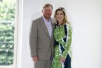 Den Haag 24 juni 2022
Het jaarlijkse fotouurtje in paleis Noordeinde. Aanwezig Koning Willem Alexander Koningin Maxima Prinses Amalia Prinses Alexia en Prinses Ariane