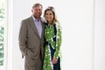 Den Haag 24 juni 2022
Het jaarlijkse fotouurtje in paleis Noordeinde. Aanwezig Koning Willem Alexander Koningin Maxima Prinses Amalia Prinses Alexia en Prinses Ariane
