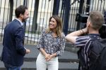 Den Haag 24 juni 2022
Malou Petter van de NOS bij fotouurtje op paleis Noordeinde