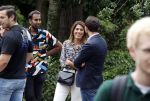 Den Haag 24 juni 2022
Malou Petter van de NOS bij fotouurtje op paleis Noordeinde