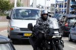 Alkmaar 14 juli 2022
Marco Borsato op zijn nieuwe Harley davidson Pan America 1250 Specoal Motor in de straten van Alkmaar .