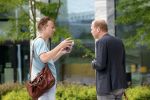 Amsterdam 21 juni 2022
Rechtszaak Olcay Gulsen en haar ex schoonmoeder. (Moeder van Frans Ghazi) in de rechtbank van Amsterdam . Nick Dijkman interviewt advocaat Bram Mous