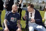 Utrecht 27 maart 2022
Bij voetbalclub DHSC in Utrecht wordt een dag georganiseerd waar geld opgehaald wordt voor 
Ukraine. Wesley Sneijder Mart Hoogkamer Evgeniy Levchenko Djarno Hofland Juvat Westendorp Koen Weijland Noa Zeeuw Glenn Helder ea spelen oa mee.
Nick Dijkman