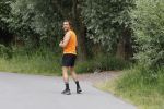 Uitdam 14 juli 2022
Niek Schrijvershof de nieuwe vriend van Katja Schuurman hard aan het lopen in de woonplaats van Katja