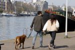 Amsterdam 22 maart 2022
Paul de Munnik met zijn nieuwe vriendin en en hun hond.