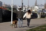 Amsterdam 22 maart 2022
Paul de Munnik met zijn nieuwe vriendin en en hun hond.