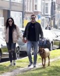 Amsterdam 22 maart 2022
Paul de Munnik met zijn nieuwe vriendin en en hun hond.