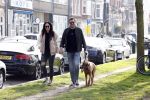 Amsterdam 22 maart 2022
Paul de Munnik met zijn nieuwe vriendin en en hun hond.
