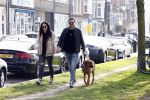 Amsterdam 22 maart 2022
Paul de Munnik met zijn nieuwe vriendin en en hun hond.
