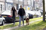 Amsterdam 22 maart 2022
Paul de Munnik met zijn nieuwe vriendin en en hun hond.