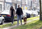 Amsterdam 22 maart 2022
Paul de Munnik met zijn nieuwe vriendin en en hun hond.