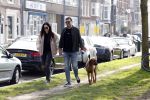 Amsterdam 22 maart 2022
Paul de Munnik met zijn nieuwe vriendin en en hun hond.