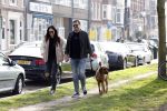 Amsterdam 22 maart 2022
Paul de Munnik met zijn nieuwe vriendin en en hun hond.