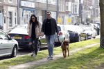 Amsterdam 22 maart 2022
Paul de Munnik met zijn nieuwe vriendin en en hun hond.