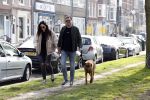 Amsterdam 22 maart 2022
Paul de Munnik met zijn nieuwe vriendin en en hun hond.