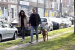 Amsterdam 22 maart 2022
Paul de Munnik met zijn nieuwe vriendin en en hun hond.