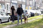 Amsterdam 22 maart 2022
Paul de Munnik met zijn nieuwe vriendin en en hun hond.
