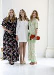 Den Haag 24 juni 2022
Het jaarlijkse fotouurtje in paleis Noordeinde. Aanwezig Koning Willem Alexander Koningin Maxima Prinses Amalia Prinses Alexia en Prinses Ariane