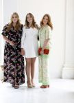 Den Haag 24 juni 2022
Het jaarlijkse fotouurtje in paleis Noordeinde. Aanwezig Koning Willem Alexander Koningin Maxima Prinses Amalia Prinses Alexia en Prinses Ariane
