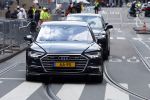 Amsterdam 14 juni 2022
Koning Willem Alexander en prinses Beatrix arriveren beide in hun audi A8 bij het paleis op de dam.
