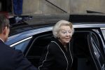 Amsterdam 14 juni 2022
Koning Willem Alexander en prinses Beatrix arriveren beide in hun audi A8 bij het paleis op de dam.